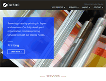 Tablet Screenshot of crestecusa.com